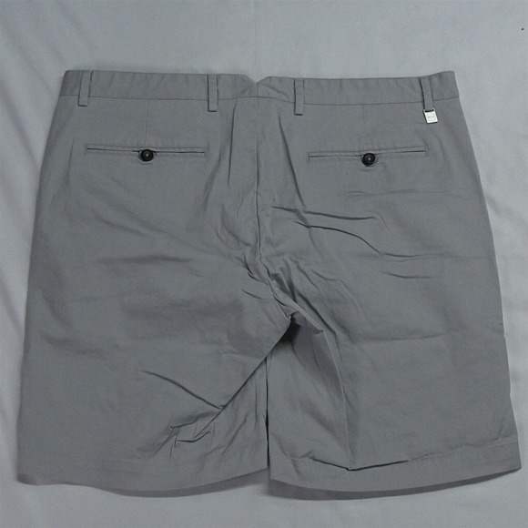Bradley Allen 38 x 8" Light Gray Stretch‎ Chino Shorts - Picture 7 of 7